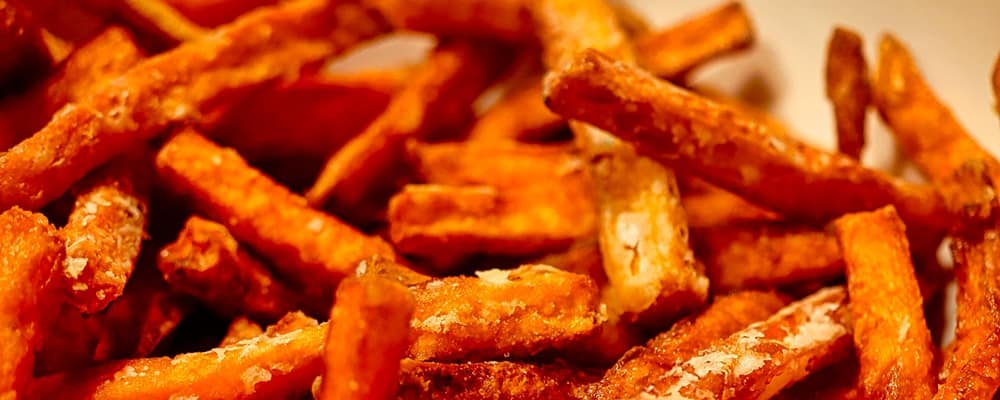 Frites de patates douces crousti-moelleuses au four