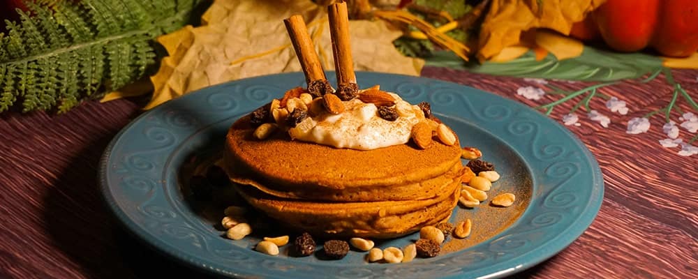 Pancakes protéinés au potiron