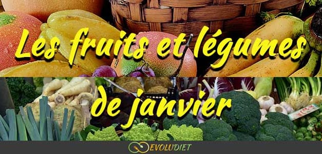Les fruits et légumes de saison : Janvier
