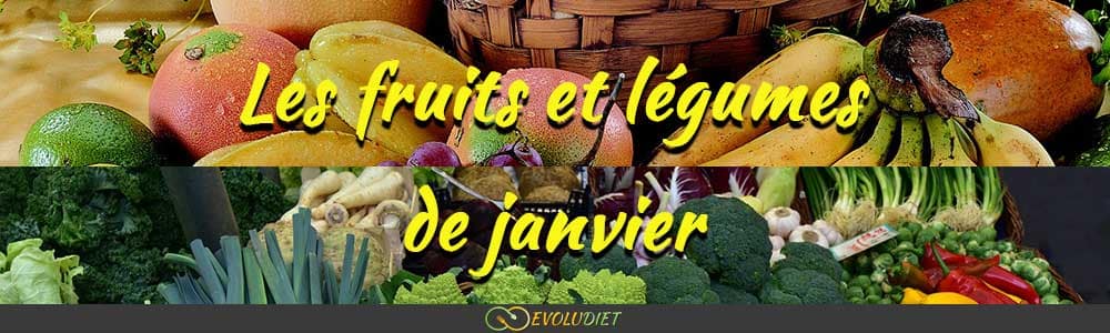 Les fruits et légumes de saison : Janvier